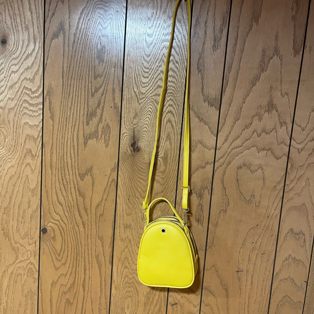 ALUDA  PIJU Yellow Mini Bag with strap crossbody - Picture 7 of 12